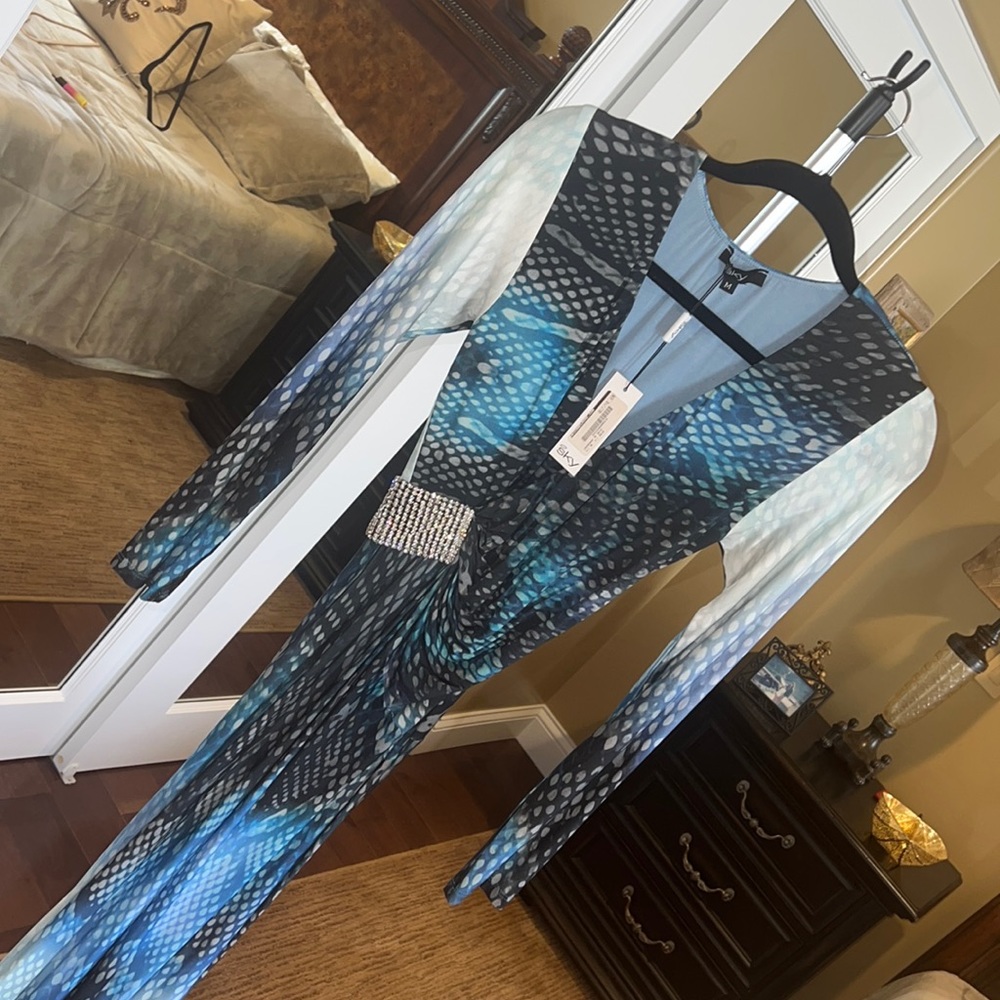 Sky dress brand new with tags never worn. Size medium runs small
